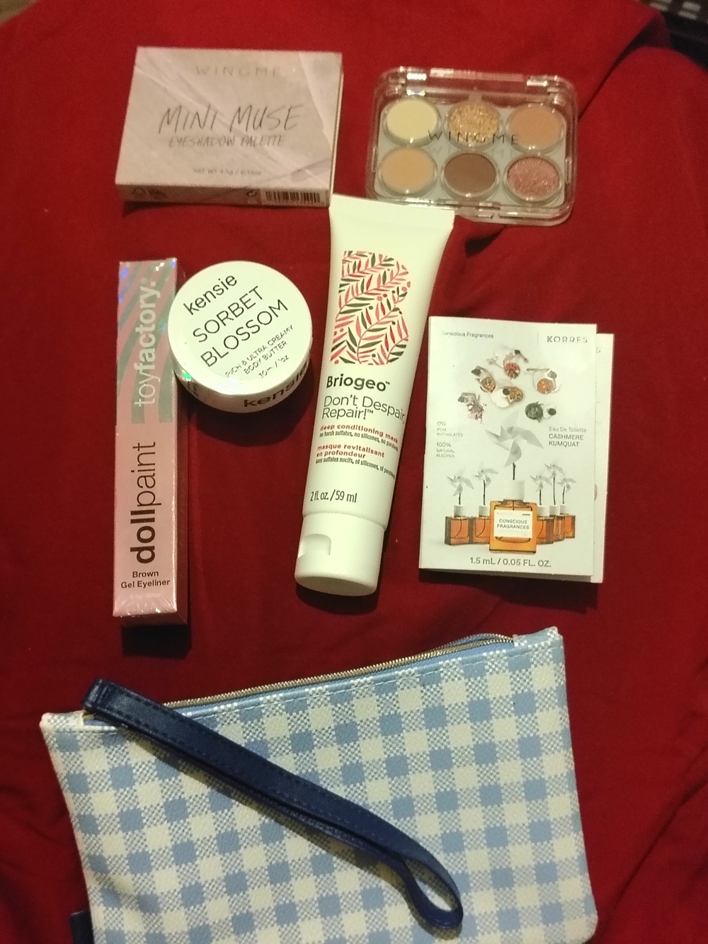 ipsy Mini Muse Eyeshadow Palette - Neutral Browns & Shimmer X 3 With Freebies